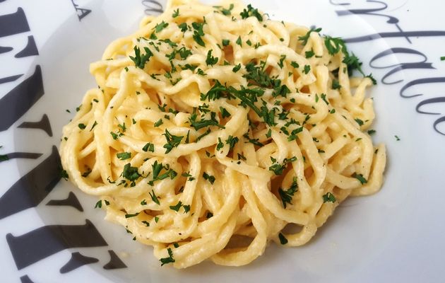 Pâtes à la crème de truffe