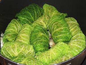 Feuilles de chou farcies