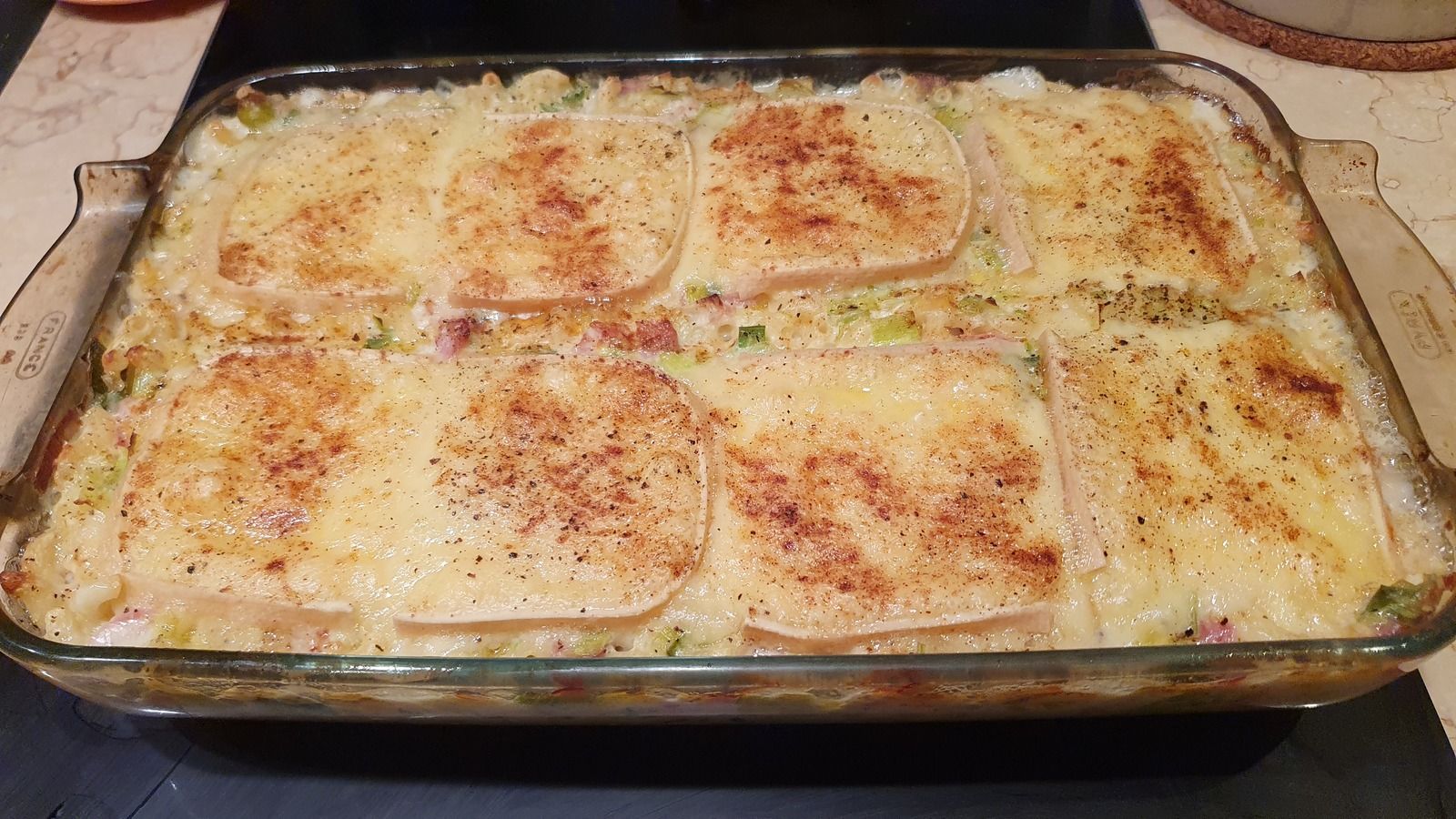 Gratin de pâtes du chalet