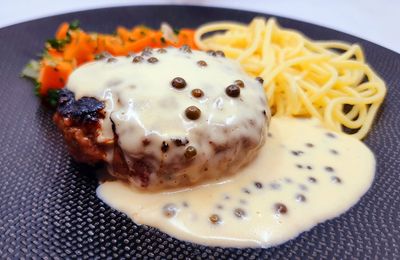 Sauce au poivre vert