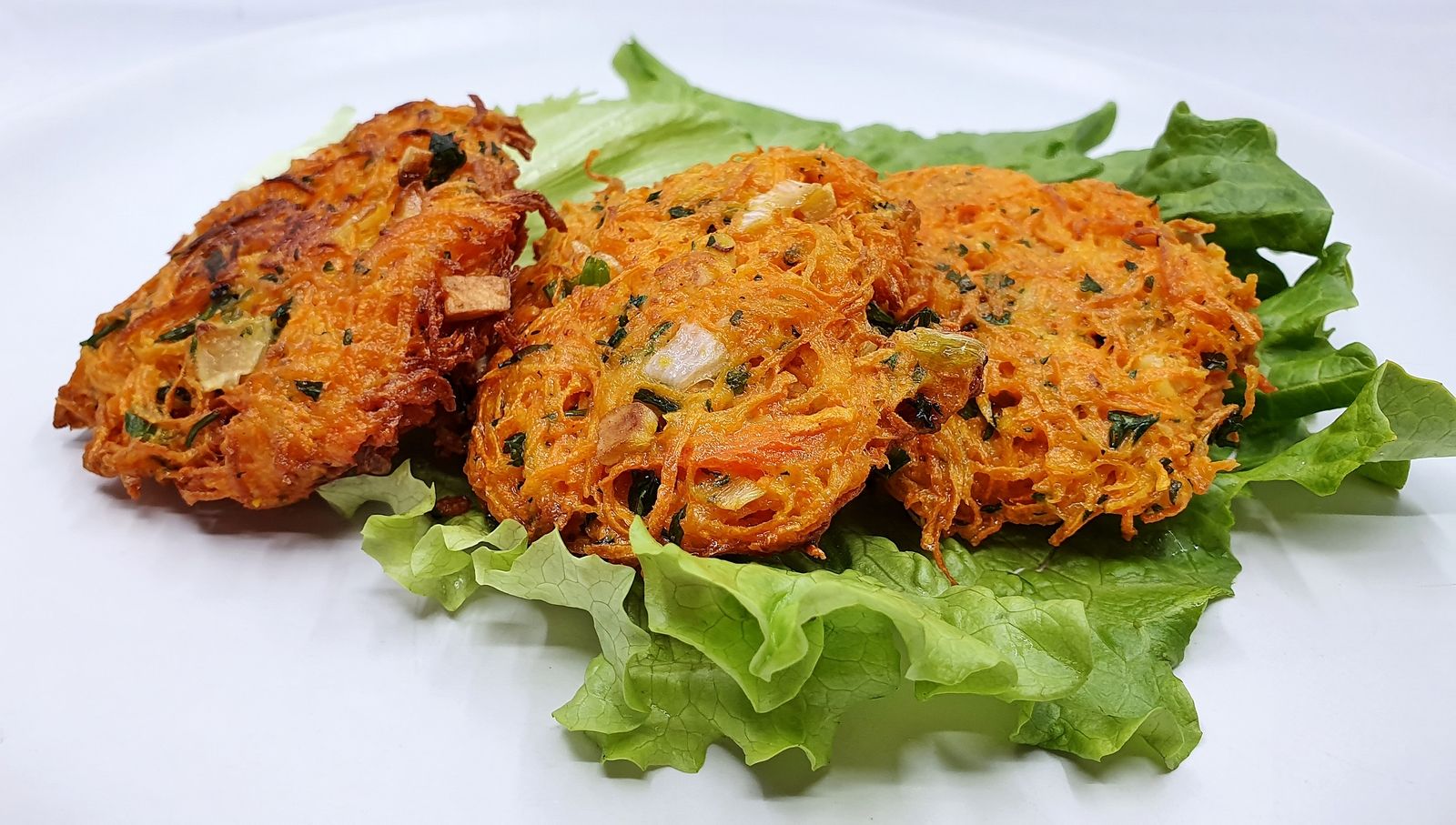 Galettes de carottes frites