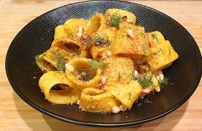 Pâtes aux sardines et safran