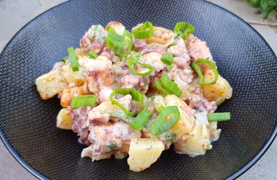 Salade de poulpe et pommes de terre à l'aïoli