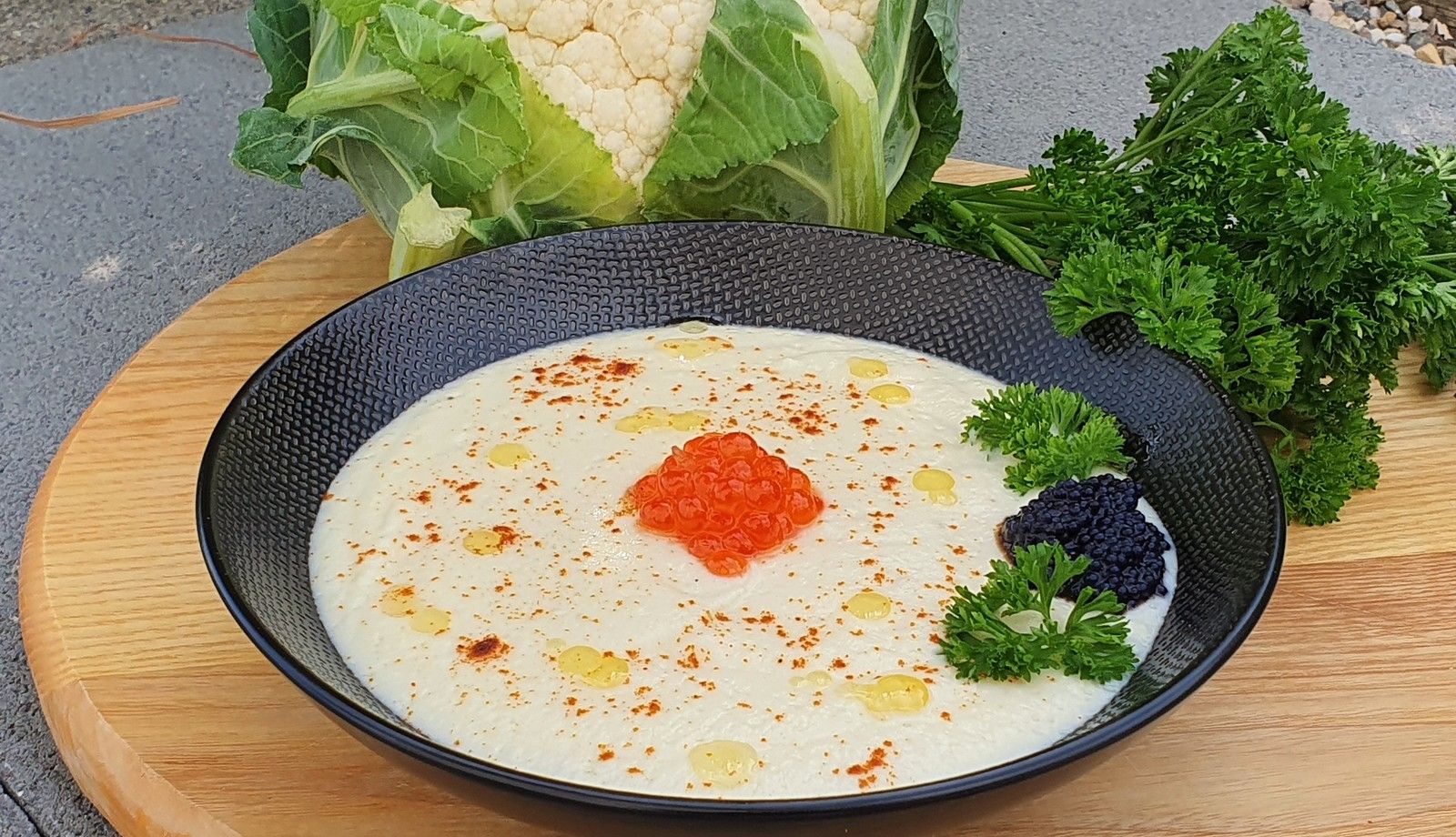 Crème de chou-fleur au curry