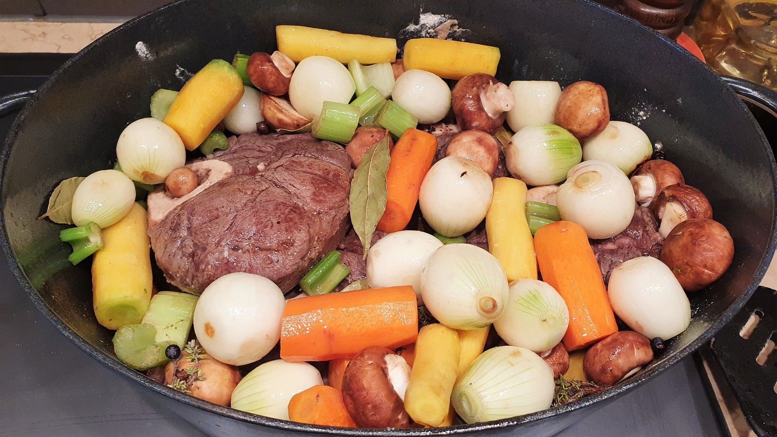 Jarrets de boeuf braisés