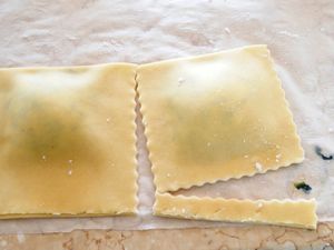 Raviolis au beurre de sauge