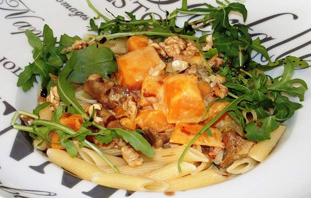 Pâtes d'automne à la courge