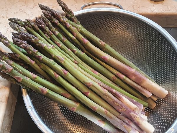 Quiche aux asperges et champignons