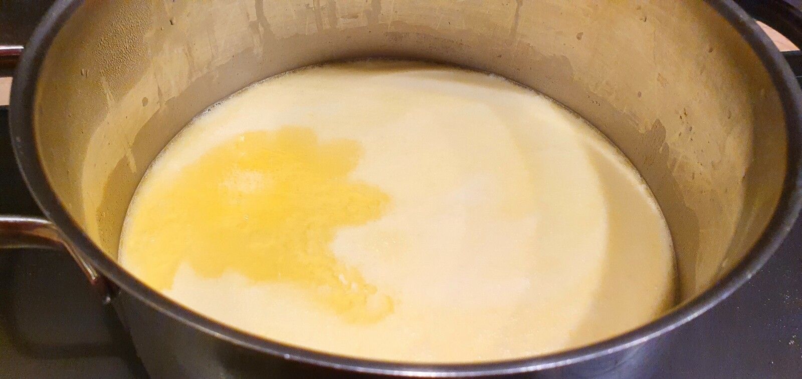 Grits crémeux aux crevettes