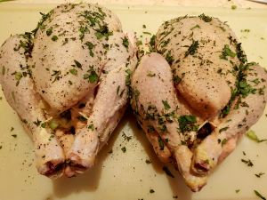 Poulet rôti à l'orange