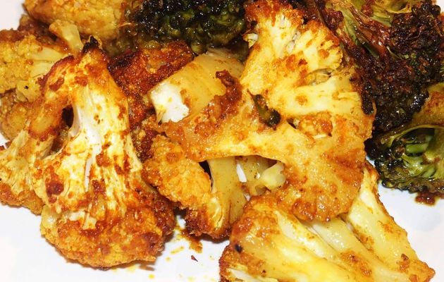 Choux-fleurs rôtis au four