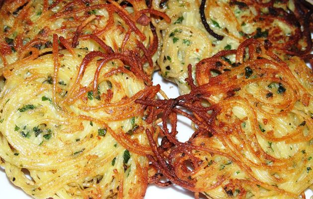 Beignets de spaghettis