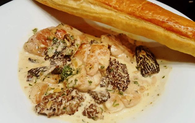 Ris de veau aux morilles