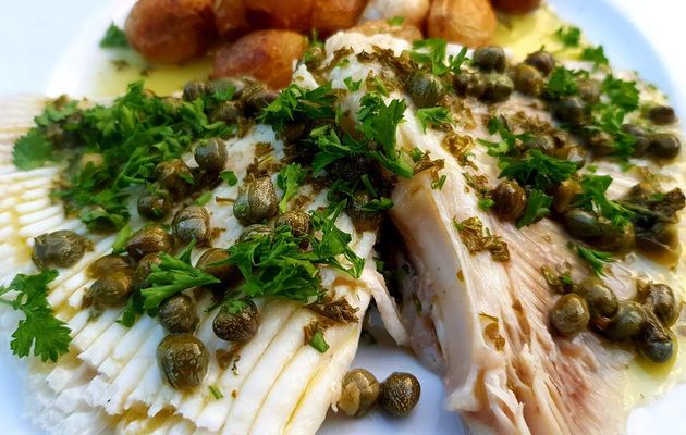 Aile de raie sauce aux câpres