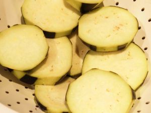 Salade tiède aux aubergines