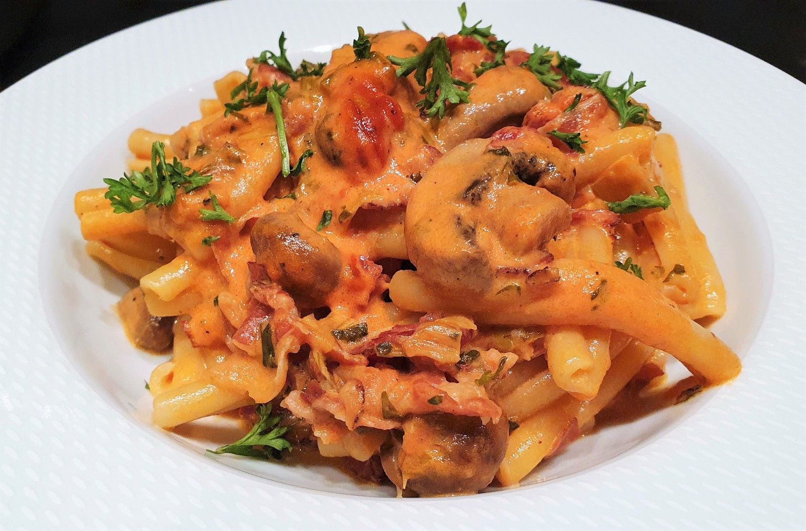 Pâtes à la boscaiola