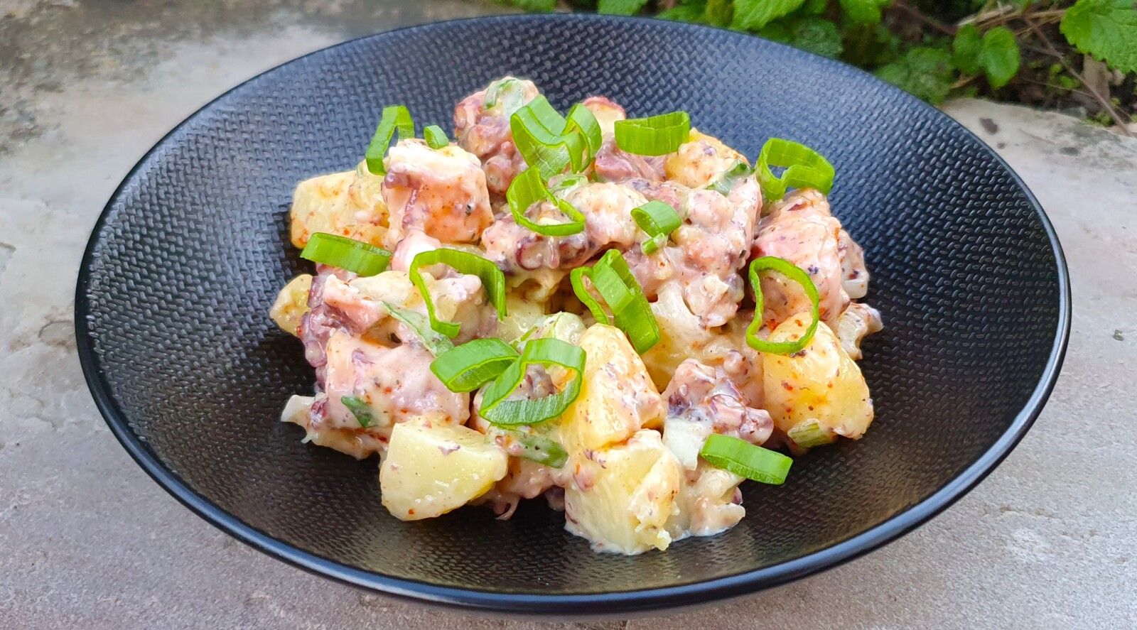 Salade de poulpe et pommes de terre à l'aïoli