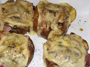 Duo de pommes de terre au four