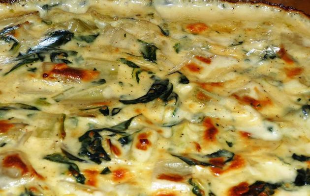 Côtes de bettes en gratin