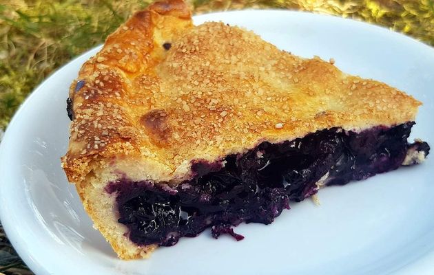 Tarte aux myrtilles façon "Blueberry Pie"