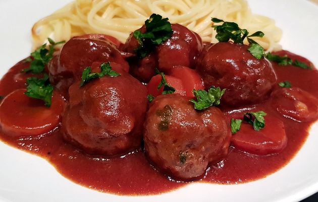 Boulettes de boeuf en ragoût