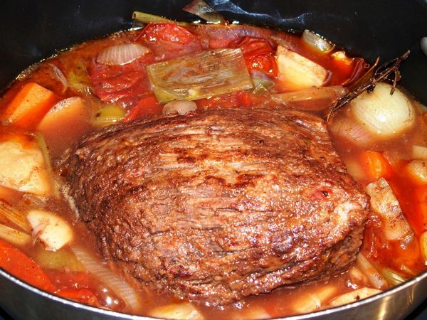 Rôti de boeuf braisé à ma façon