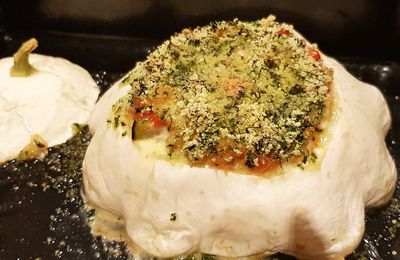 Pâtissons farcis aux légumes et roquefort