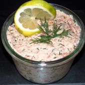 Rillettes de saumon - Les recettes de Virginie